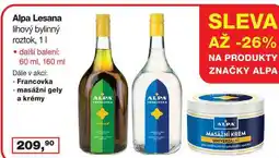 Ráj drogerie Alpa Lesana nabídka