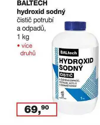 Ráj drogerie BALTECH hydroxid sodný nabídka