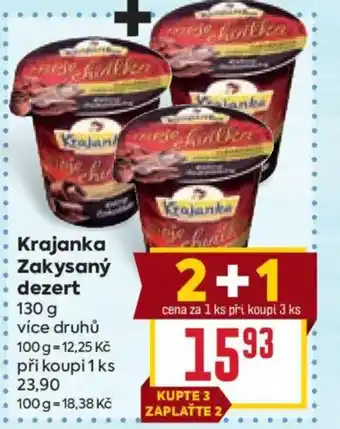 Billa Krajanka Zakysaný dezert nabídka
