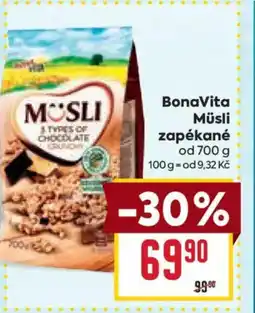 Billa BonaVita Müsli zapékané nabídka
