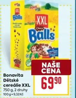 Billa Bonavita Dětské cereálie XXL nabídka