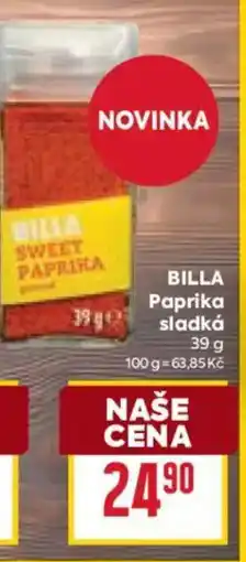 Billa BILLA Paprika sladká nabídka