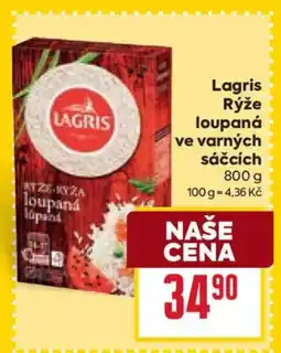 Billa Lagris Rýže loupaná ve varných sáčcích nabídka
