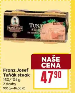 Billa Franz Josef Tuňák steak nabídka
