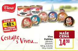 Billa Viva Paštika nabídka