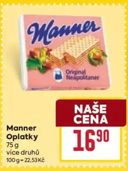 Billa Manner Oplatky nabídka