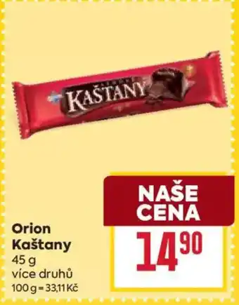 Billa Orion Kaštany nabídka