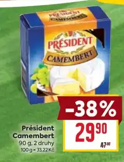 Billa Président Camembert nabídka