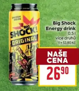 Billa Big Shock Energy drink nabídka