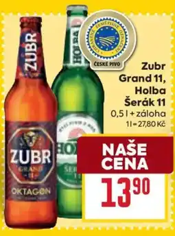 Billa Zubr Grand 11, Holba Šerák 11 nabídka