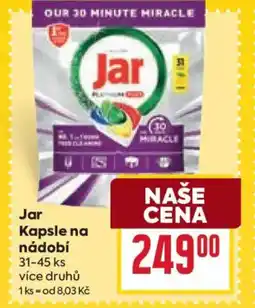 Billa Jar Kapsle na nádobí nabídka