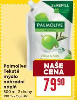 Billa Palmolive Tekuté mýdlo náhradní náplň nabídka