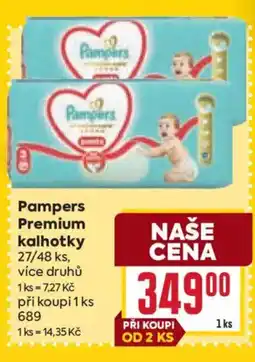 Billa Pampers Premium kalhotky nabídka