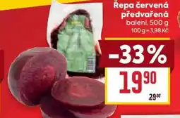 Billa Řepa červená předvařená nabídka