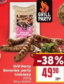 Billa Grill Party Bavorské party klobásky nabídka