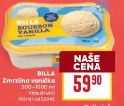 Billa BILLA Zmrzlina vanička nabídka