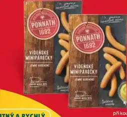 Billa Ponnath Párky nabídka