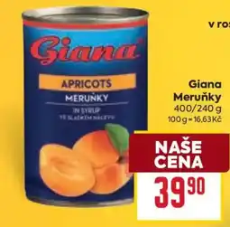 Billa Giana Meruňky nabídka