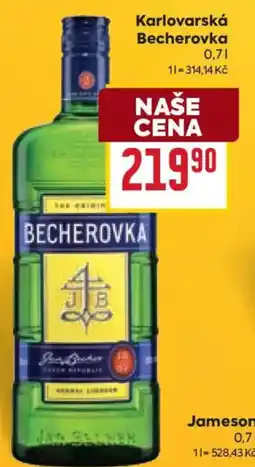Billa Karlovarská Becherovka nabídka