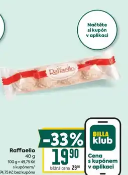 Billa Raffaello nabídka