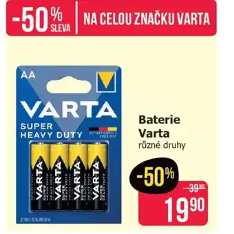 Teta Baterie Varta nabídka