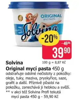 Teta Solvina Original mycí pasta nabídka