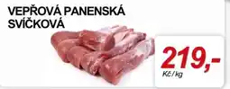 ZEMAN Vepřová panenská svíčková nabídka