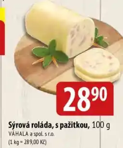 Bala Sýrová roláda, s pažitkou nabídka