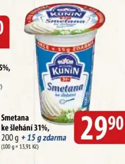 Bala Smetana ke šlehání 31% nabídka