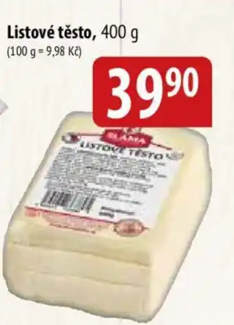 Bala Listové těsto nabídka