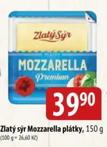 Bala Zlatý sýr Mozzarella plátky nabídka