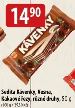 Bala Sedita Kávenky, Vesna, Kakaové řezy nabídka