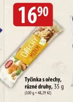 Bala Tyčinka s ořechy nabídka