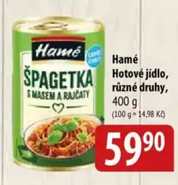 Bala Hamé Hotové jídlo nabídka