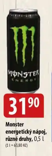 Bala Monster energetický nápoj nabídka