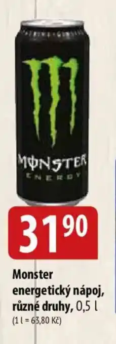 Bala Monster energetický nápoj nabídka