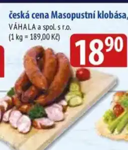 Bala Česká cena Masopustní klobása nabídka