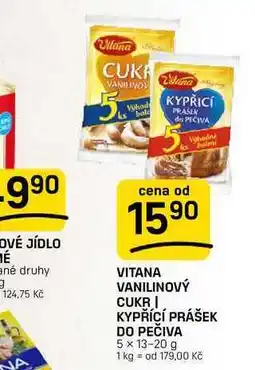 Flop VITANA VANILINOVÝ CUKRI KYPŘÍCÍ PRÁŠEK DO PEČIVA 5 x nabídka