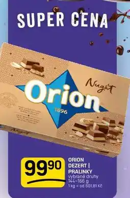 Flop ORION DEZERT | PRALINKY vybrané druhy nabídka