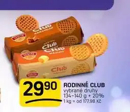 Flop RODINNÉ CLUB druhy nabídka