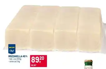 Mozzarella 40 %