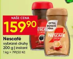 Hruška Nescafé nabídka