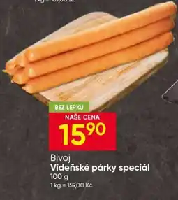 Hruška Vídeňské párky speciál nabídka