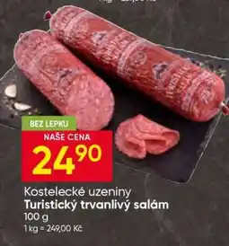 Hruška Turistický trvanlivý salám nabídka