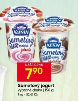 Hruška Sametový jogurt nabídka