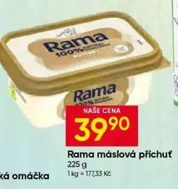 Hruška Rama máslová příchuť nabídka