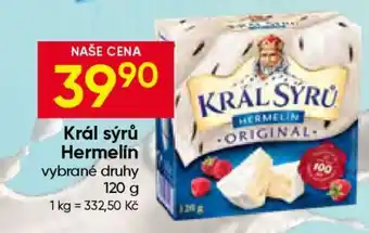 Hruška Král Sýrů Hermelín nabídka