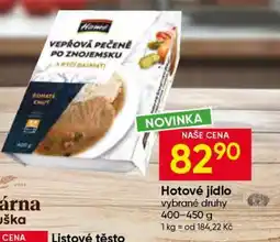 Hruška Vepřová pečeně po znojemsku nabídka