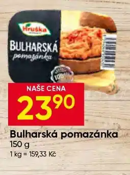 Hruška BULHARSKÁ POMAZÁNKA nabídka