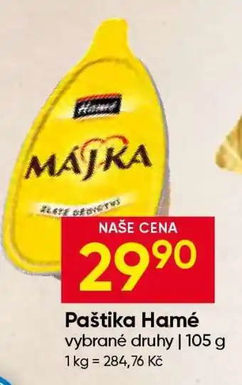 Hruška Paštika Hamé nabídka